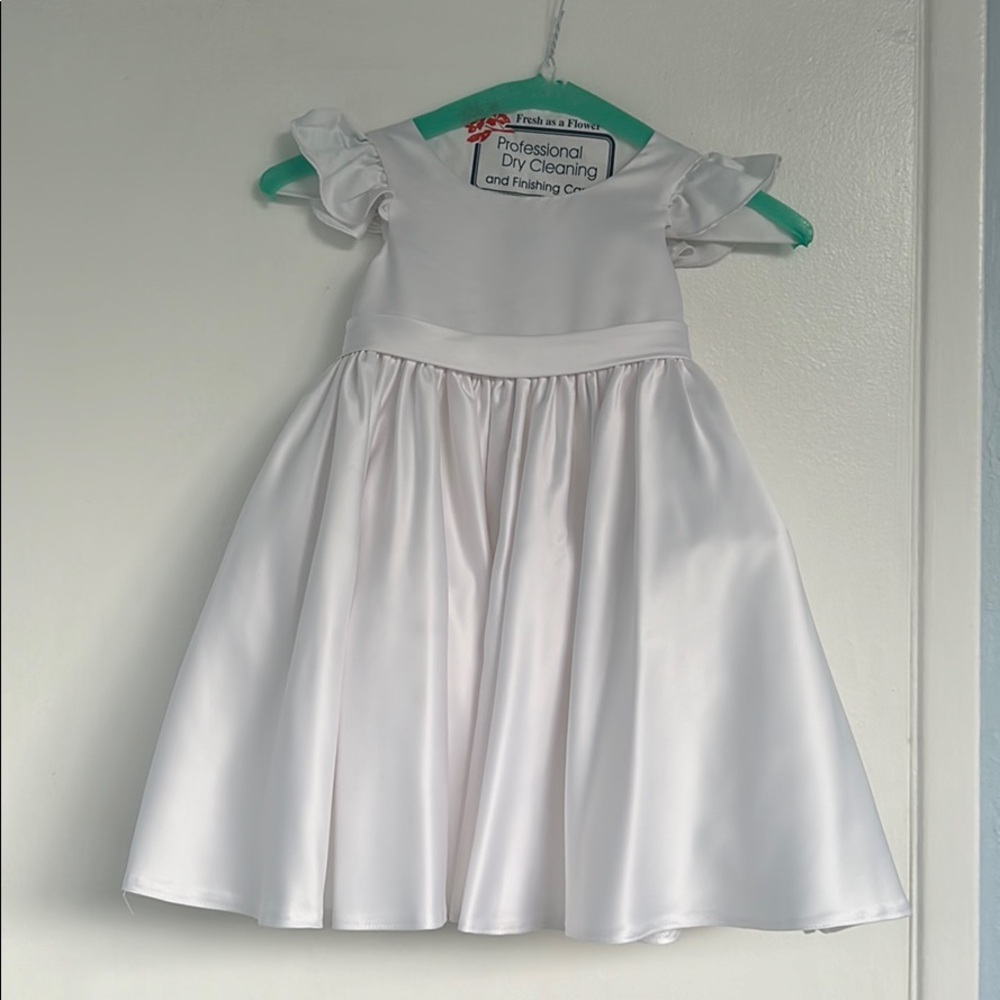Azazie Violata White Dress Size 2